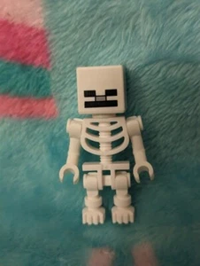 LEGO White Skeleton Minecraft Minifigure Minifig Figure Mini Nintendo PS3 360 - Picture 1 of 1