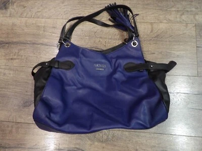+ Guess Blue/Black Double Shoulder Strap Hobo Purse/Bag - Image 1 of 4