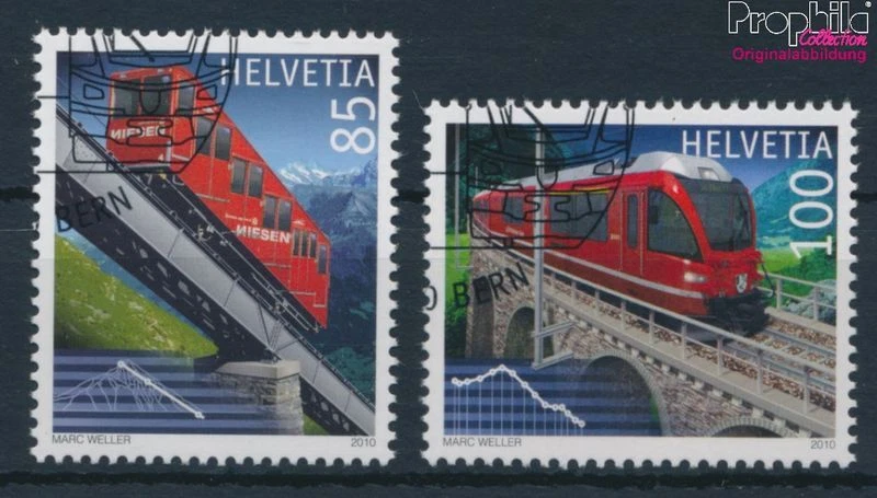 Stamps Switzerland 2010 Mi 2151-2152 (complete issue) fine used / canc (10463417 - Image 1 of 1