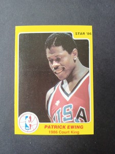 1986 Star Basketball Court Kings #14 Patrick Ewing
