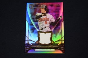 Cal Ripken Jr. 2016 Topps Tribute Certified Tribute Relic Jersey Purple /50