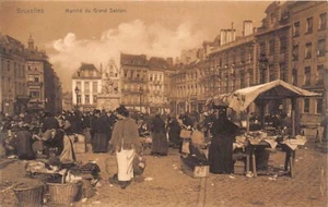 Belgique - BRUXELLES - Marché du Grand Sablon - Ed. Nels Série Bruxelles N. 10 - Imagen 1 de 2