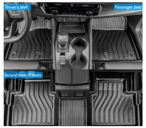 Alfombrillas + asiento trasero compatibles con Nissan Rogue 2021-2025, TPE todo tipo de clima - Imagen 1 de 8
