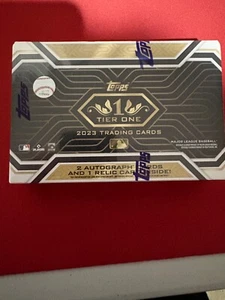 2023 Topps Tier One Baseball Hobby Box Factory Sealed - Picture 1 of 1