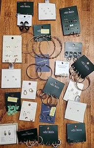 22pks of Assorted Earrings, Wild Fable, Universal Thread, A New Day, Sugar Fix - Picture 1 of 5