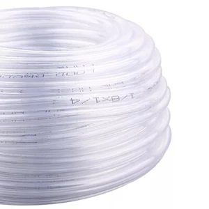 PVC Tubing 1/8"ID X 1/4"OD Flexible Clear Vinyl Hose 50 Feet for Food Grade - Picture 1 of 1