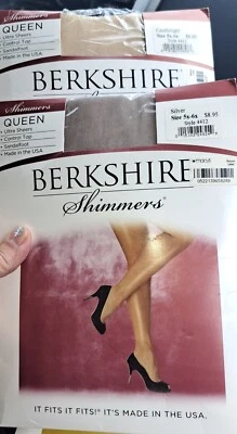 Berkshire Shimmers Pantyhose (2-pair) Control Top Silver/candlelight - Image 1 of 3