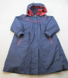VTG Rothschild Hooded Blue Cape Coat with Removable Lining Girls Size 12 Holiday - Picture 1 of 12
