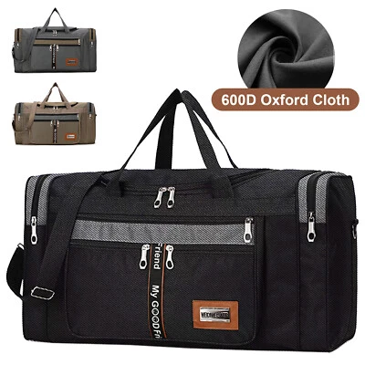 60L Duffle Bag Gym Bag Travel Luggage Sport Handbag Tote for Men Women - Image 1 of 4