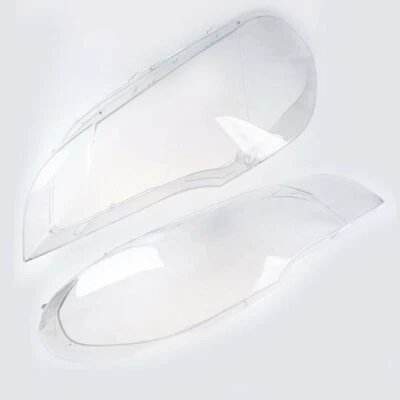 Für BMW X5 E70 2007-2012 Paar Scheinwerferglas Linsen Streuscheiben Abdeckung - Imagem 1 de 4