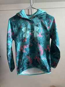 Girls Under Armor Pull Over Hoodie Size - YLG - Picture 1 of 4