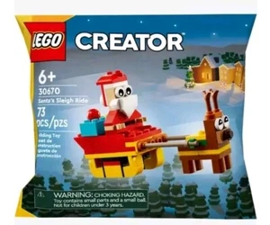 LEGO CREATOR: Santa's Sleigh Ride (30670) ottimo valore nuovo sigillato - Foto 1 di 4