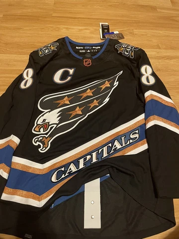 Ovechkin Authentic Reverse Retro Hockey Jersey Washington Capitals 2022 NWT 50 Cover