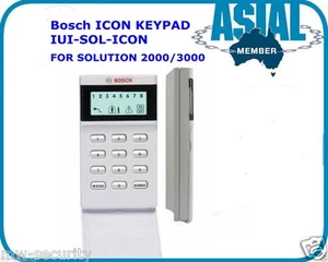 BOSCH ALARM Solution 2000/3000 LCD ICON Keypad Code Pad White IUI-SOL-ICON - Picture 1 of 1
