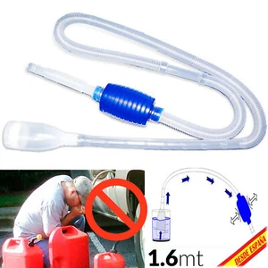 BOMBA DE ASPIRACION SIFON PARA GASOIL AGUA GASOLINA EXTRACTORA COCHE SIPHON PUMP - Imagen 1 de 11