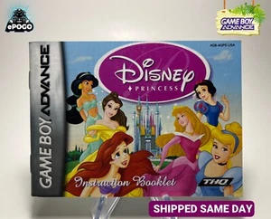Disney Princess (Nintendo Game Boy GBA) Authentic Manual Booklet Only - Picture 1 of 2