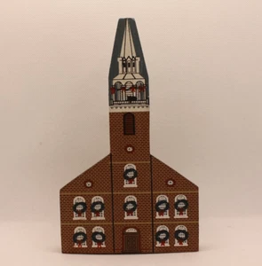 Cat's Meow Old South Meeting House New England Christmas Ser 1989 Signed Faline - Picture 1 of 15