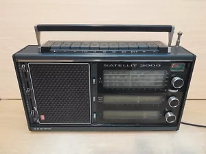Grundig Satellit 2000 Transistor Radio Rarität Vintage - Bild 1 von 21