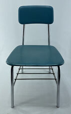 Vintage HEYWOOD WAKEFIELD Children's School Chair HEY WOODITE Mid Century Blue
