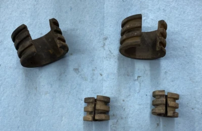 89-96 1996 SUZUKI RMX250 RMX 250 TANQUE DE GASOLINA ALMOHADILLA MARCO PROTECTORES OEM GOMA NEGRO Foto 1 de 3