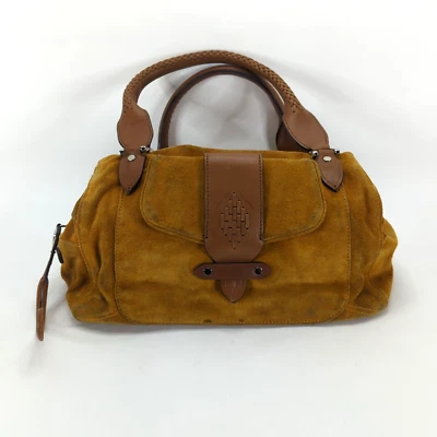 Cole Haan Madelyn Brown Suede Leather Hobo Satchel Shoulder Bag Magnetic/Zipper - Image 1 of 4