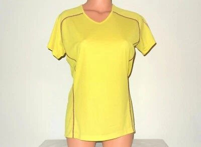 Camiseta Salomon ActiLite Cosmic para mujer nueva con etiquetas M amarillo brillante mediana Foto 1 de 2