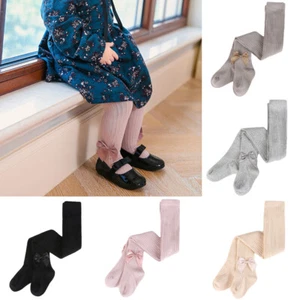 Toddler Baby Kids Soft Comfortable Pantyhose Girls Children Cute Bow Tights - Picture 1 of 18
