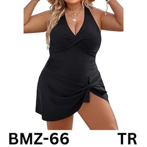 Blooming Jelly Women Plus Size Swimsuit One Piece Tummy Control Swimdress XL/3XL - Picture 1 of 7