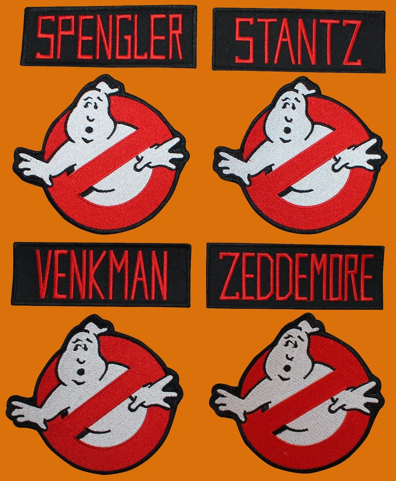 PARCHE BORDADO 8 PIEZAS PELÍCULA FANTASMAS VENKMAN STANTZ PELÍCULA FANTASMA  Foto 1 de 1