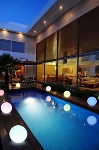 5 X DECOR MOOD Light Indoor Outdoor LED Rechargeable REMOTE TABLE TOP 12- LUNA - Picture 1 of 9