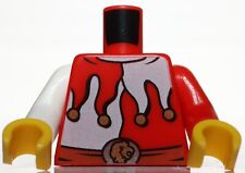 Lego Castle Red Torso Jester Pattern Lion Belt Court Jester