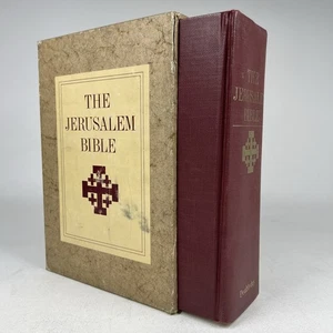 The Jerusalem Bible 1966 Edition Hardcover Book with Slipcase Doubleday - Imagen 1 de 19