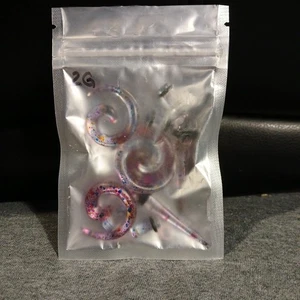 Mystic Metals Body Jewelry 10 Pieces 2G New Sealed Package, Plugs Gauges Hangers - Picture 1 of 7