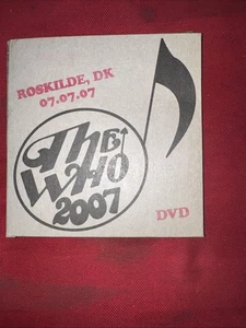 The Who - Encore Series LIVE Region 2 PAL DVD Roskilde, DK 07 07 2007 - Imagen 1 de 4