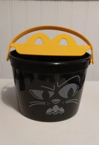 McDonalds Trick Or Treat Bucket Black Cat 2025 - Picture 1 of 3