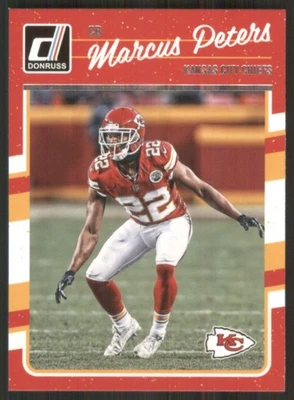 2016 Donruss #150 Marcus Peters Kansas City Chiefs 46096 - Image 1 of 2