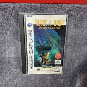 Alone in the Dark: One-Eyed Jack's Revenge (Sega Saturn, 1996) Working, CIB - Picture 1 of 6