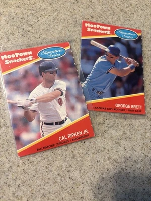 1991 Mootown Snackers Signature Series - Cal Ripken #14 No Coupon - Image 1 of 2