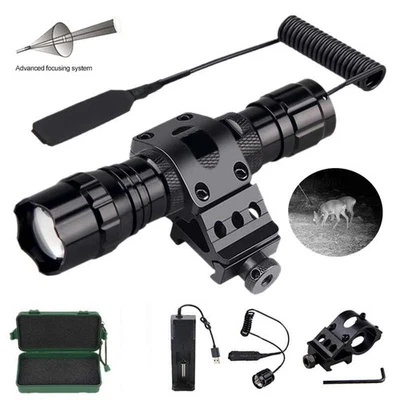 IR Taschenlampe 850nm/940nm Infrarot Strahler Nachtsicht Jagd Licht Zoom Kit - Bild 1 von 4
