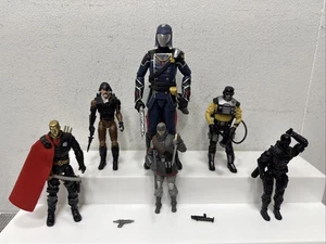 Figura Moderna GI-Joe 25 Aniversario 3.75" y 6” Lote Destro Snake Eyes Cobra - Imagen 1 de 14