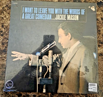 JACKIE MASON / I WANT TO LEAVE YOU WITH THE WORDS OF… / COMEDY LP / VERVE 15034 - Image 1 of 2