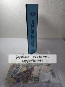 Joystamp: bellissimo album Harris Liberty USA & ONU + 1000 francobolli fuori carta - Foto 1 di 13