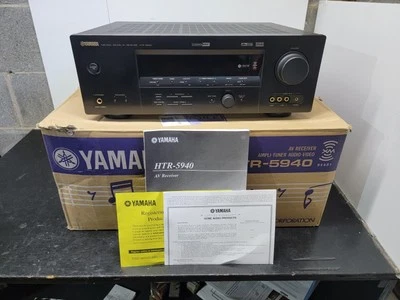 BOX! Yamaha HTR-5940 Surround Sound Receiver 6.1Ch Home Theater TESTED  EB-17038 - Image 1 of 4