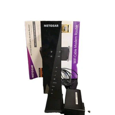 NETGEAR AC1750 WiFi Cable Modem Router Built-In DOCSIS 3.0-Model C6300 - Image 1 of 3