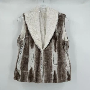 Pandemonium Women Vest Size XS Faux Fur Festival Hippie Retro Statement Boho - Picture 1 of 6