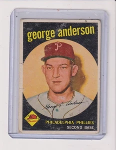 1959 TOPPS #338 SPARKY ANDERSON RC IN OTTIME CONDIZIONI - PHILADELPHIA PHILLIES - Foto 1 di 1