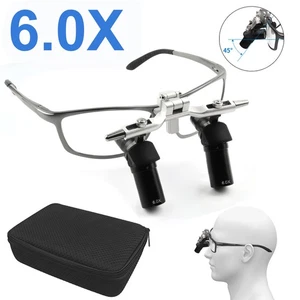 6.0X Dental Medical Binocular Ergo Loupe Magnifying Optical Glass ENT Surgery CE - Picture 1 of 24