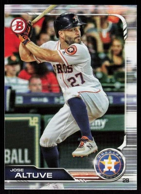 2019 年 Bowman Jose Altuve #62 棒球卡休斯顿太空人队  — 第 1/2 张图片