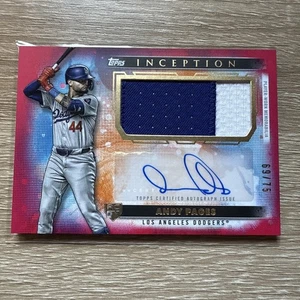 2024 Topps Inception Autograph Magenta Andy Pages 69/75 RPA Los Angeles Dodgers - Picture 1 of 8