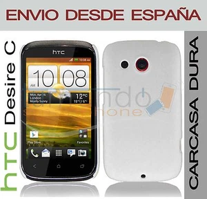 Custodia Rigida Bianca HTC DESIRE C In Spagna - Foto 1 di 1